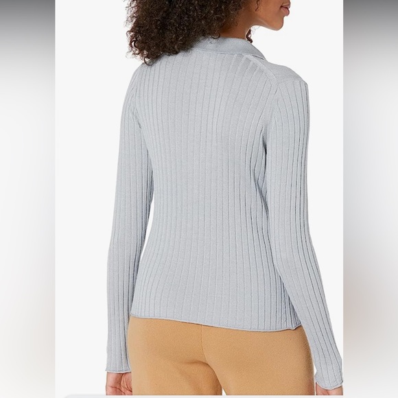 Vince ribbed polo sweater cardigan - Picture 11 of 12